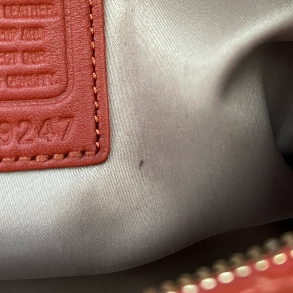 Coach Ashley Satchel f19247 Vermillion - Picture 9 of 9